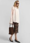 Tops Volda Asymmetric Button-Up Shirt - Pink Pink The Frankie Shop Women