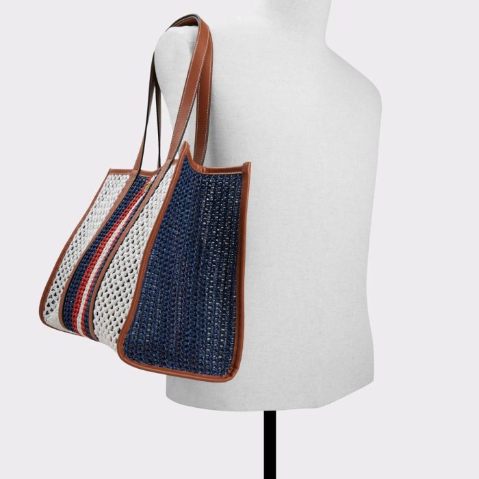 Tote & Satchel Bags Women Navy Overflow Aldo Janissyx Navy Overflow Women's Tote & Satchel Bags
