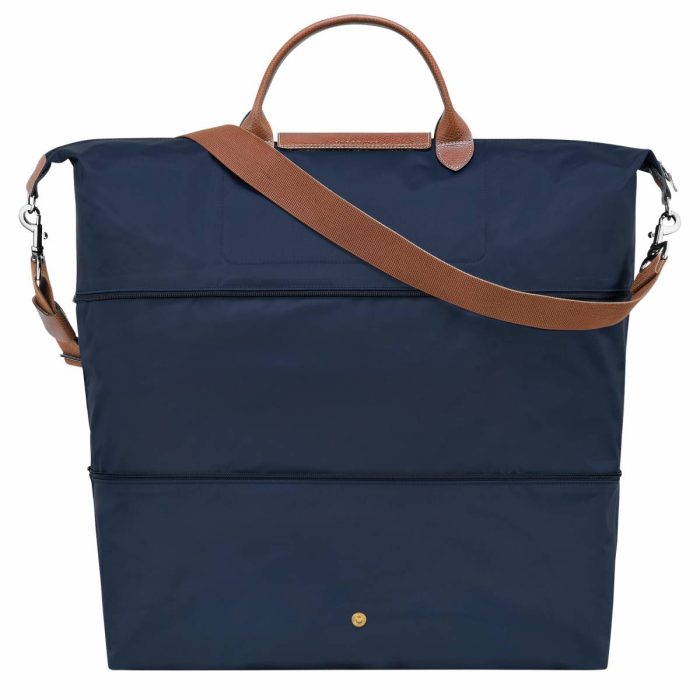 Travel Bags Longchamp Le Pliage Original Travel Bag Expandable Navy - Recycled Canvas Navy Women
