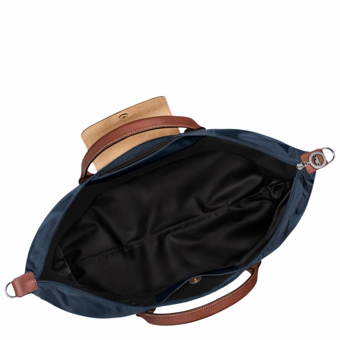 Travel Bags Longchamp Le Pliage Original Travel Bag Expandable Navy - Recycled Canvas Navy Women