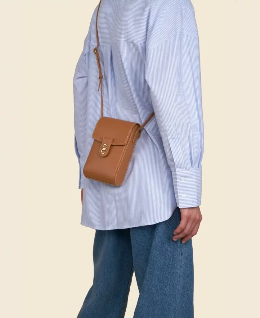 Trunk Box - Chestnut Cafune Women Crossbody