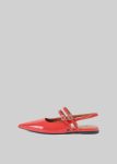 Vagabond Hermine Low Shoes - Flame Red Red Flats Women The Frankie Shop