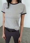 Valko Tee - Grey Grey Tops The Frankie Shop Women
