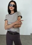 Valko Tee - Grey Grey Tops The Frankie Shop Women
