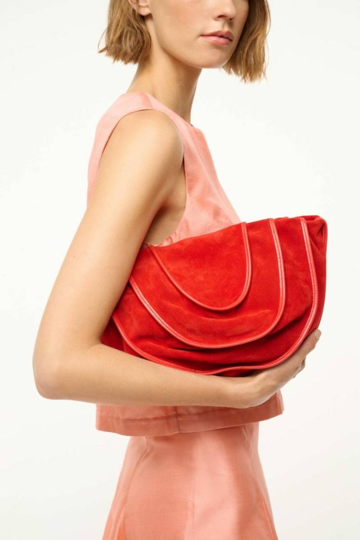 Wells Bag Red Rose Women Staud Clutches & Handhelds