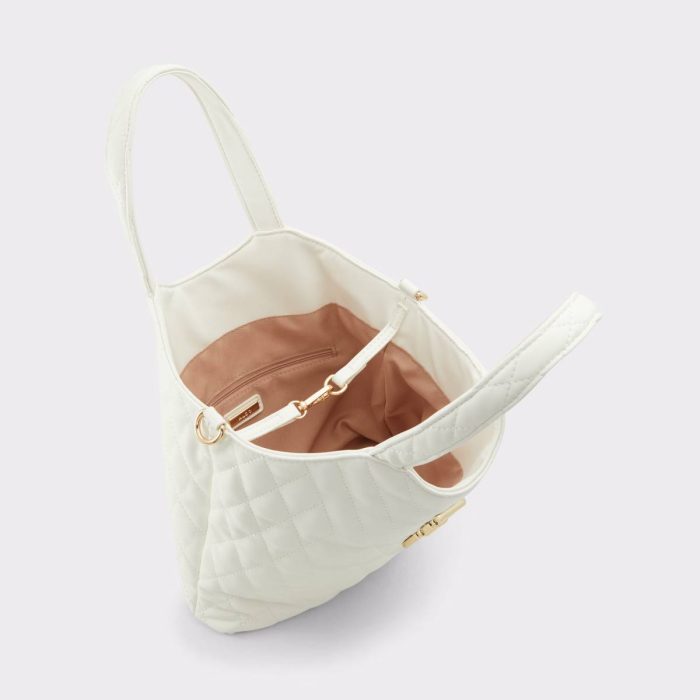 White Aldo Tote & Satchel Bags Zinylaax White Women's Tote & Satchel Bags Women