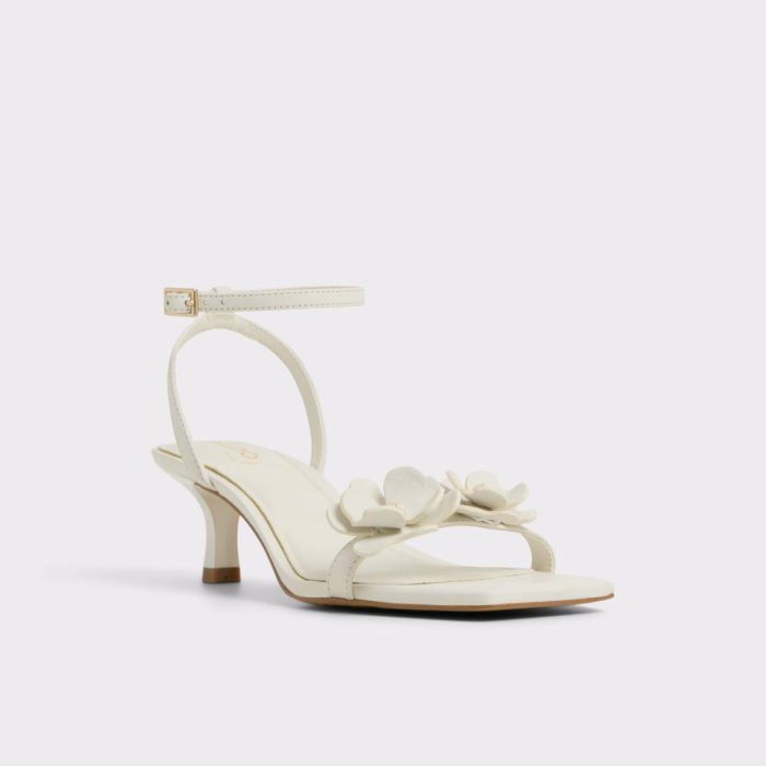 White/Bone Heels Women Daisyrose White/Bone Women's Heeled Sandals Aldo