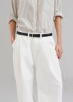White Men Drew Denim Pants - White The Frankie Shop Bottoms