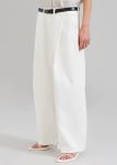 White Men Drew Denim Pants - White The Frankie Shop Bottoms