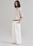 White Men Drew Denim Pants - White The Frankie Shop Bottoms