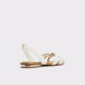 White Slingbacks Marassita White Women's Flat Sandals Women Aldo