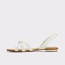 White Slingbacks Marassita White Women's Flat Sandals Women Aldo