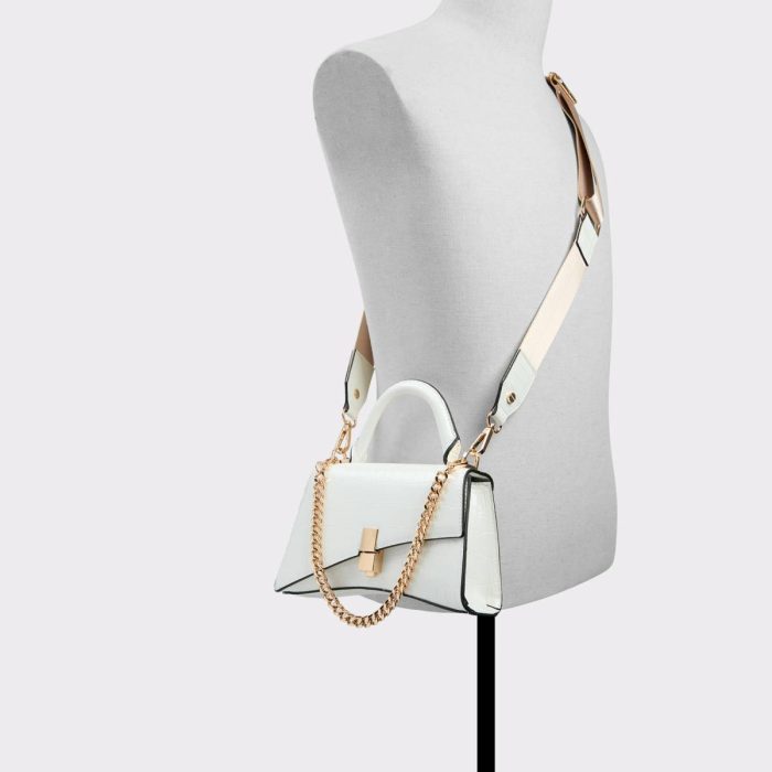 White Top Handle Bags Women Lucenaax White Women's Top Handle Bags Aldo