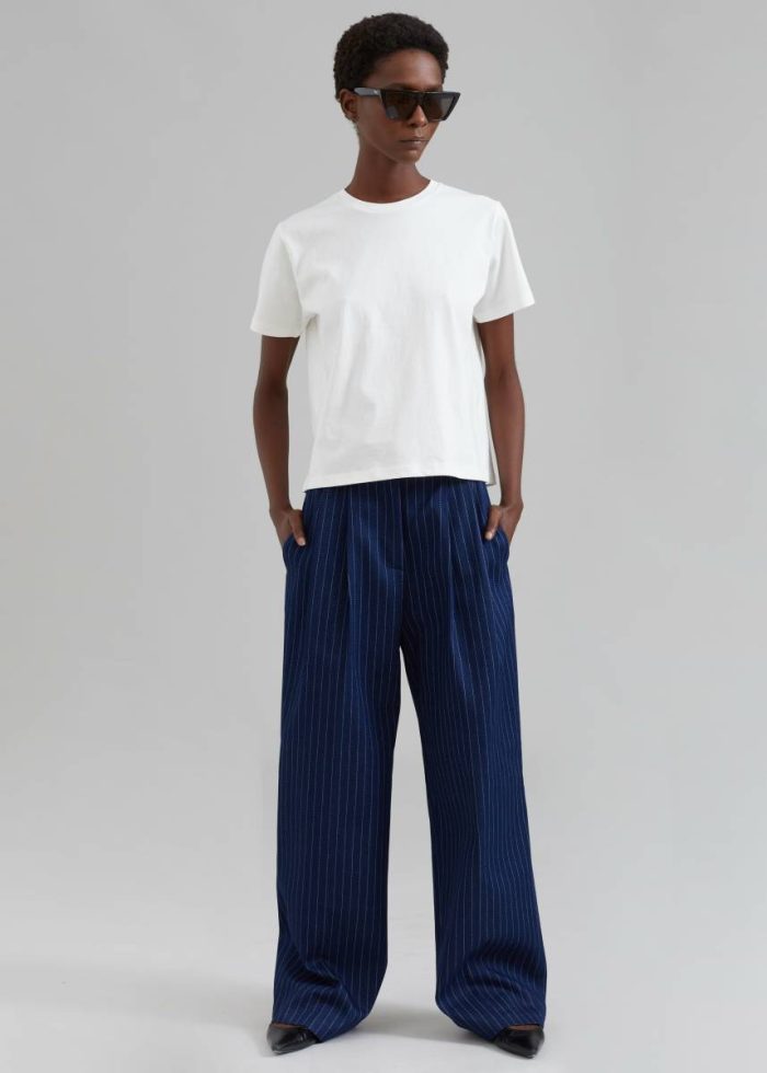 White Women Athens Tee - White The Frankie Shop Tops