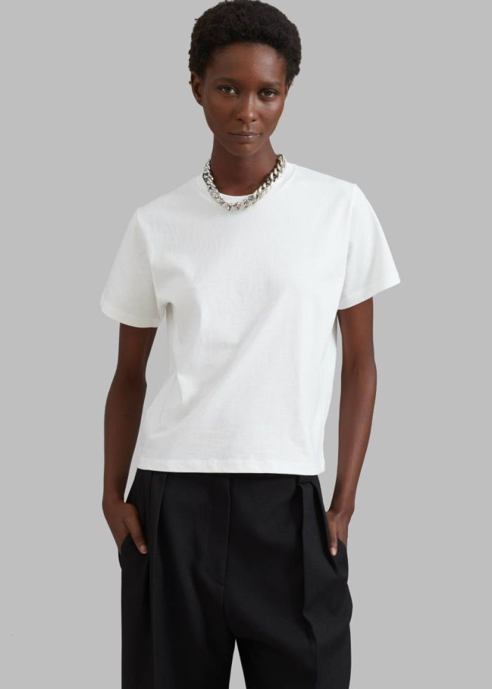 White Women Athens Tee - White The Frankie Shop Tops