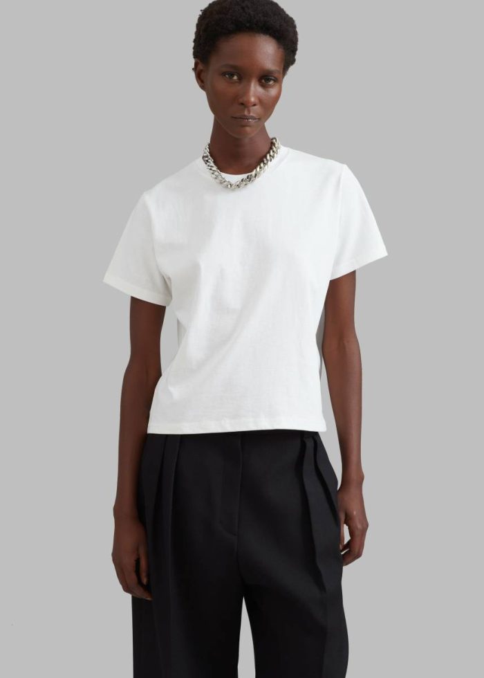 White Women Athens Tee - White The Frankie Shop Tops