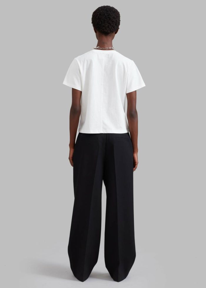 White Women Athens Tee - White The Frankie Shop Tops
