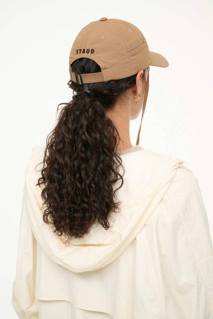 Women Accessories Staud Paulie Baseball Hat Camel
