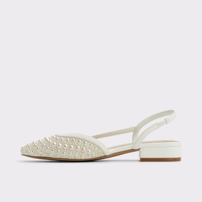 Women Aldo Ballet Flats Other White Constantinne Other White Women's Block Heels