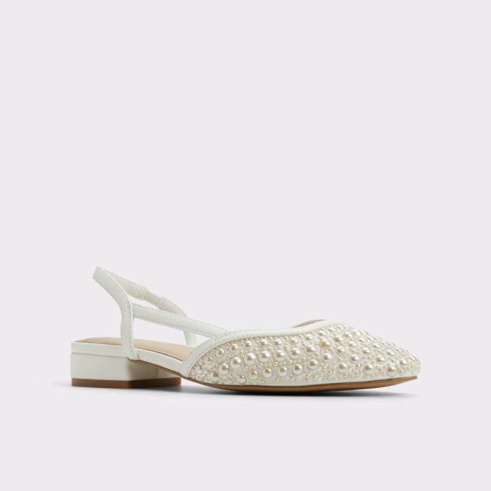 Women Aldo Ballet Flats Other White Constantinne Other White Women's Block Heels