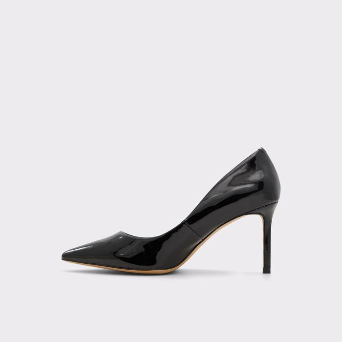 Women Aldo Black Heels Stessymid Black Women's Pumps