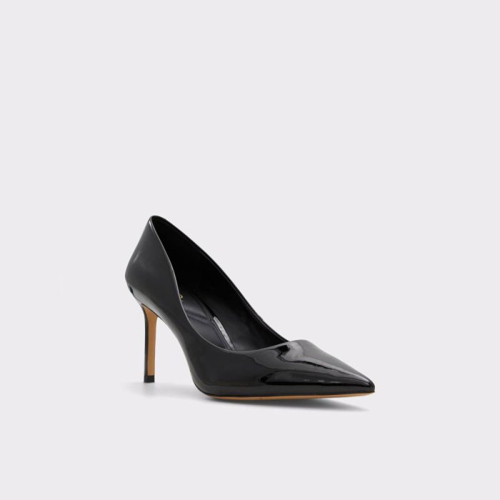 Women Aldo Black Heels Stessymid Black Women's Pumps