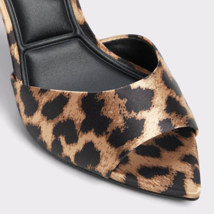 Women Aldo Brown Multi Anniebrilden Brown Multi Women's Heeled Mules Sandals