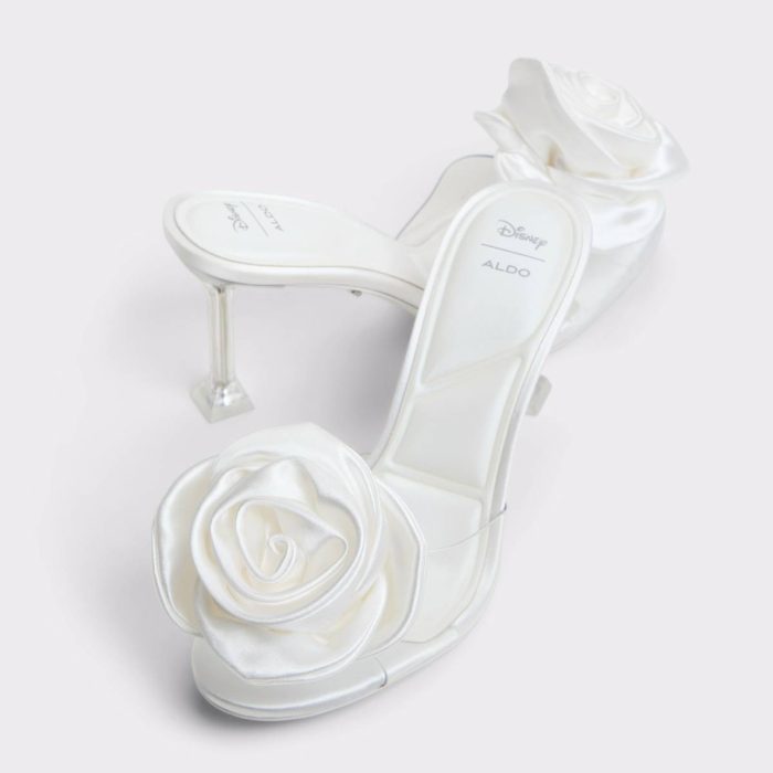 Women Aldo Heels Cinderellamule White Women's Disney White