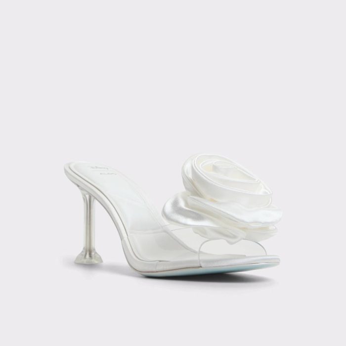 Women Aldo Heels Cinderellamule White Women's Disney White