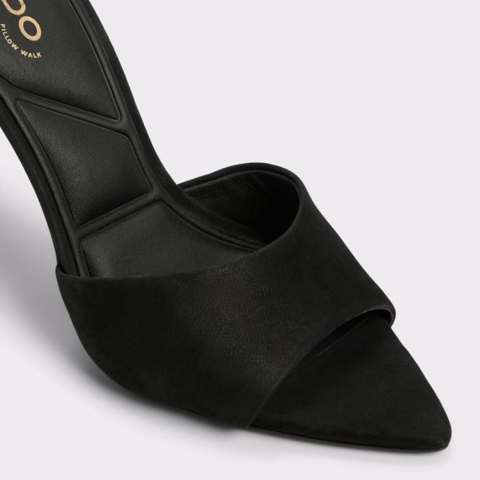 Women Aldo Heels Other Black Seashella Other Black Women's Heeled Mules