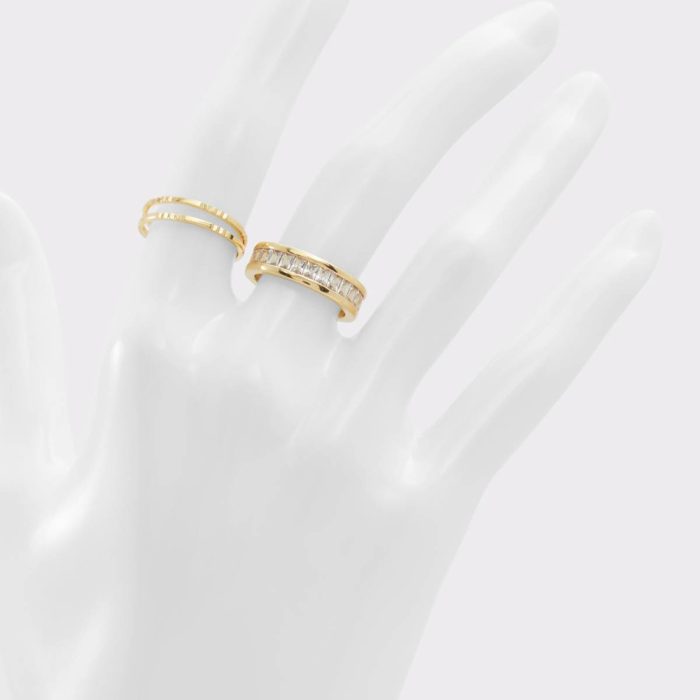 Women Astaen Gold/Clear Multi Women's Rings Jewelry Gold/Clear Multi Aldo