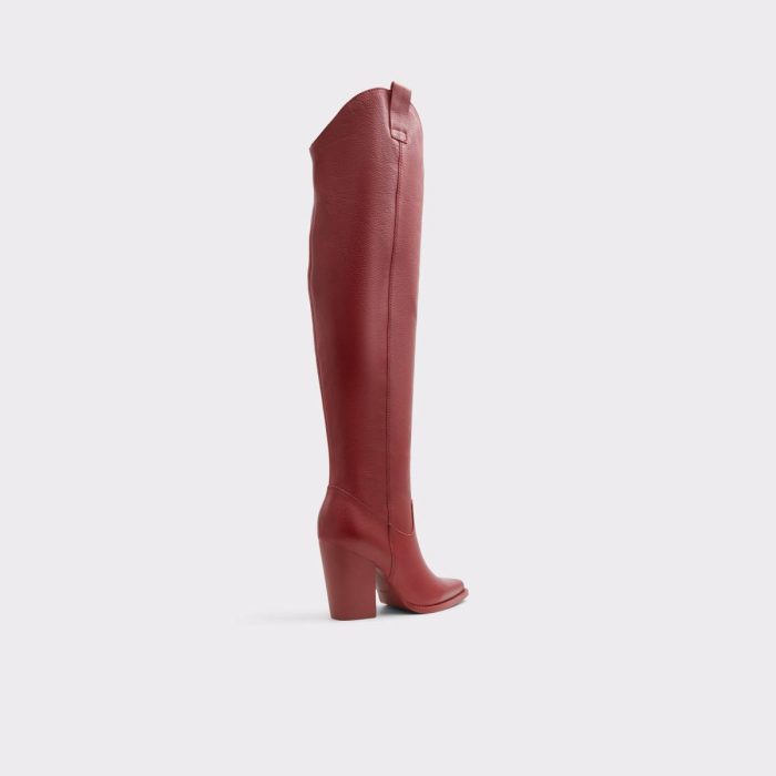 Women Beatrine Bordo Women's Western And Cowboy Boots Aldo Bordo Boots