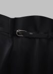 Women Black Bevza Rectangular Long Skirt - Black Bottoms The Frankie Shop