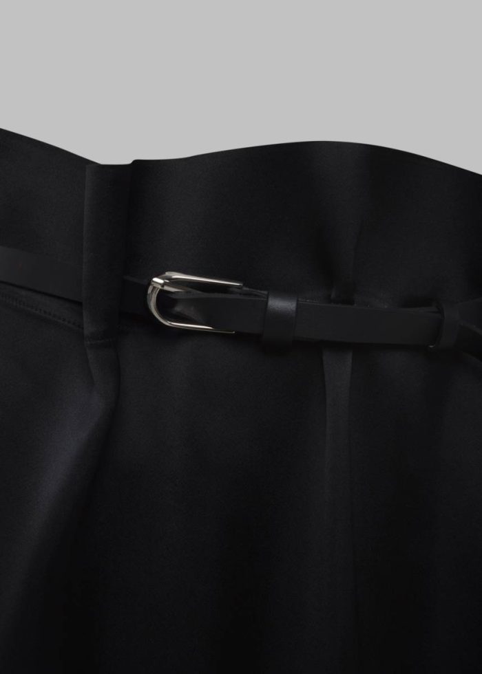 Women Black Bevza Rectangular Long Skirt - Black Bottoms The Frankie Shop
