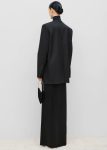 Women Black Bevza Rectangular Long Skirt - Black Bottoms The Frankie Shop