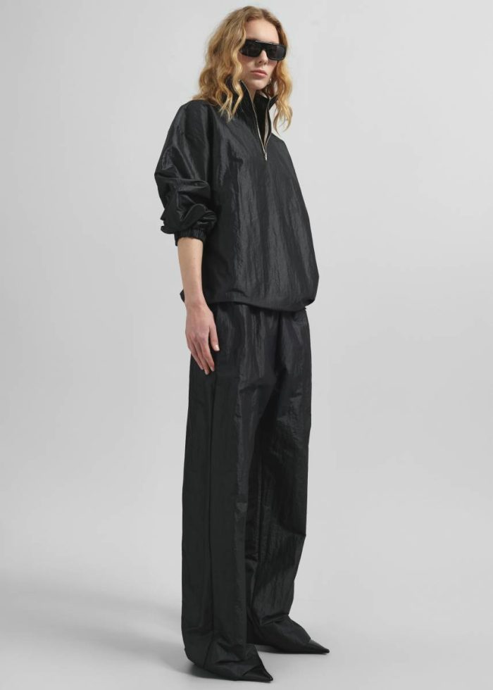 Women Black Majvik Windbreaker Anorak - Black Outerwear The Frankie Shop