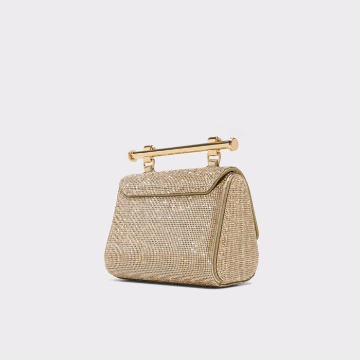 Women Blingchic Gold Women's Top Handle Bags Gold Top Handle Bags Aldo