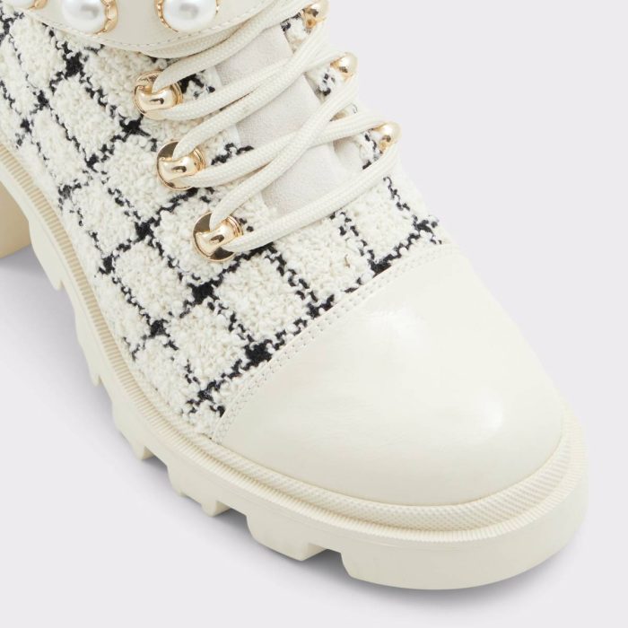 Women Boots Mariette Open White Women's Ankle Boots Aldo Open White