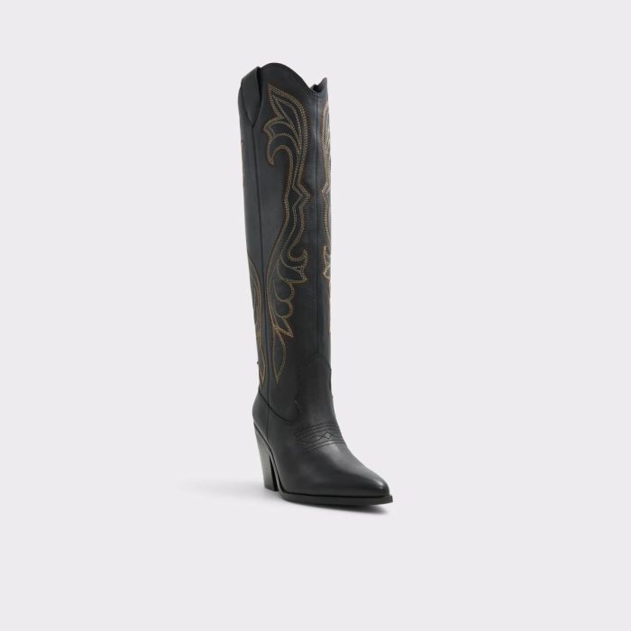 Women Boots Other Black Alamo Other Black Women's Tall Boots Aldo