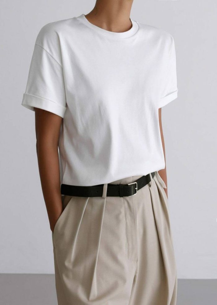Women Bottoms Beige The Frankie Shop Tansy Pleated Trousers - Beige