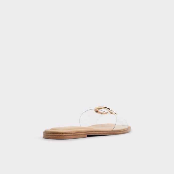 Women Clear Sandals Tidella Clear Women's Flat Sandals Aldo