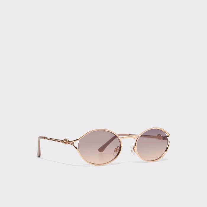Women Clubsunniesx Gold Women's Aldo Sport Club Gold Sunglasses