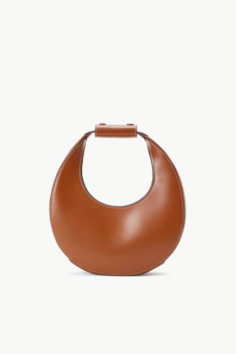 Women Crossbody Staud Mini Moon Bag Tan