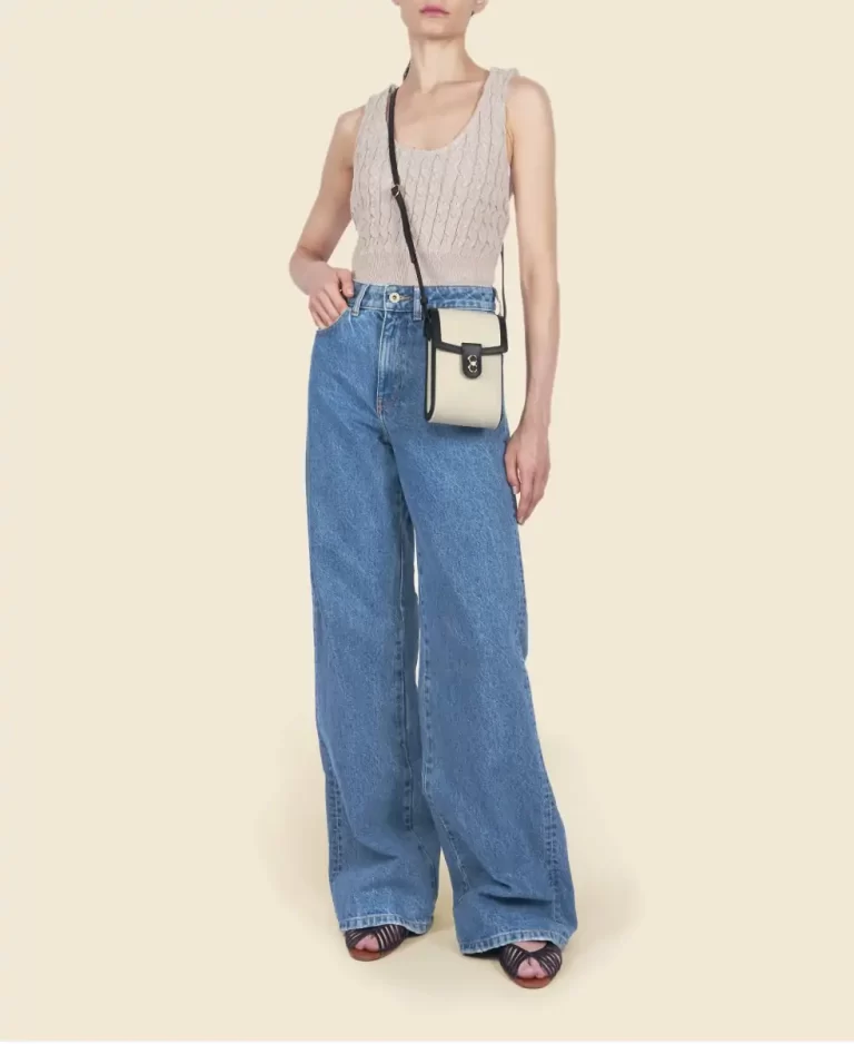 Women Crossbody Trunk Box - Canvas Cafune
