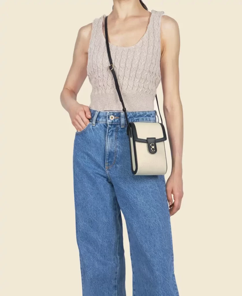 Women Crossbody Trunk Box - Canvas Cafune