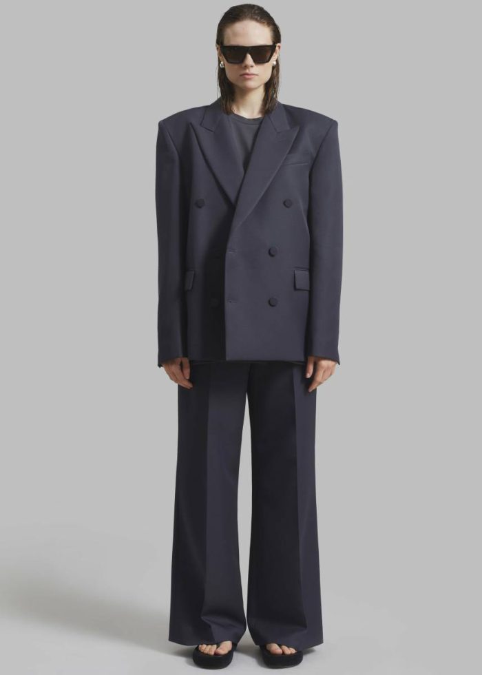 Women Dixie Trousers - Charcoal Grey The Frankie Shop Tops