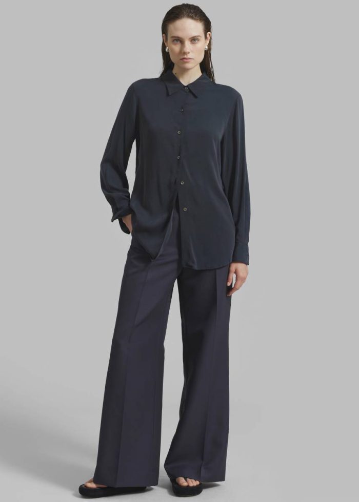 Women Dixie Trousers - Charcoal Grey The Frankie Shop Tops