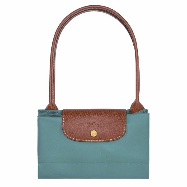 Women Eucalyptus Le Pliage Original L Tote Bag Eucalyptus - Recycled Canvas Longchamp Shoulder Bags