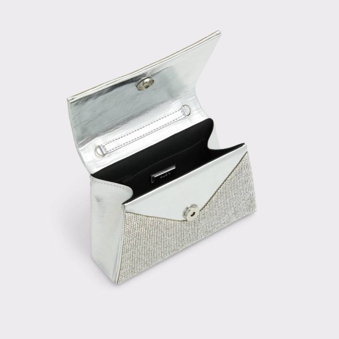 Women Felisiax Silver Women's Top Handle Bags Aldo Top Handle Bags Silver