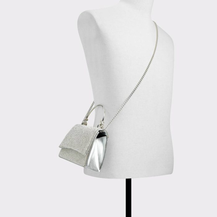 Women Felisiax Silver Women's Top Handle Bags Aldo Top Handle Bags Silver
